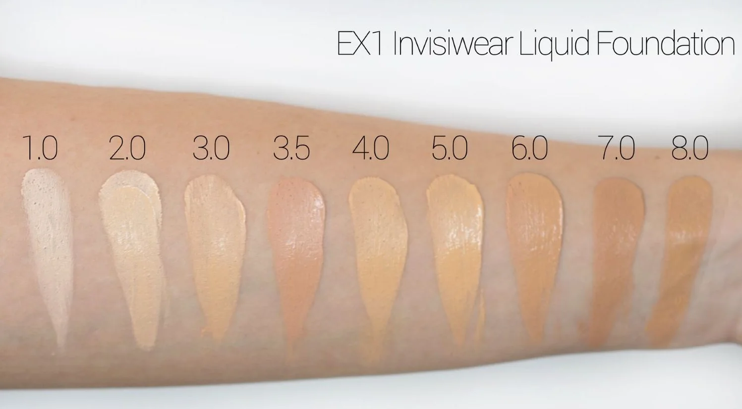 Ex1 Cosmetics 3 0 Invisiwear Liquid Foundation Tekuty Make Up 1 30 Ml Pre Vsetky Typy