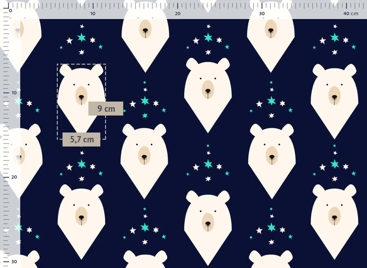 Detský fusak maxi PREMIUM Winter bear, granátový, 110x50cm + rukávník zadarmo
