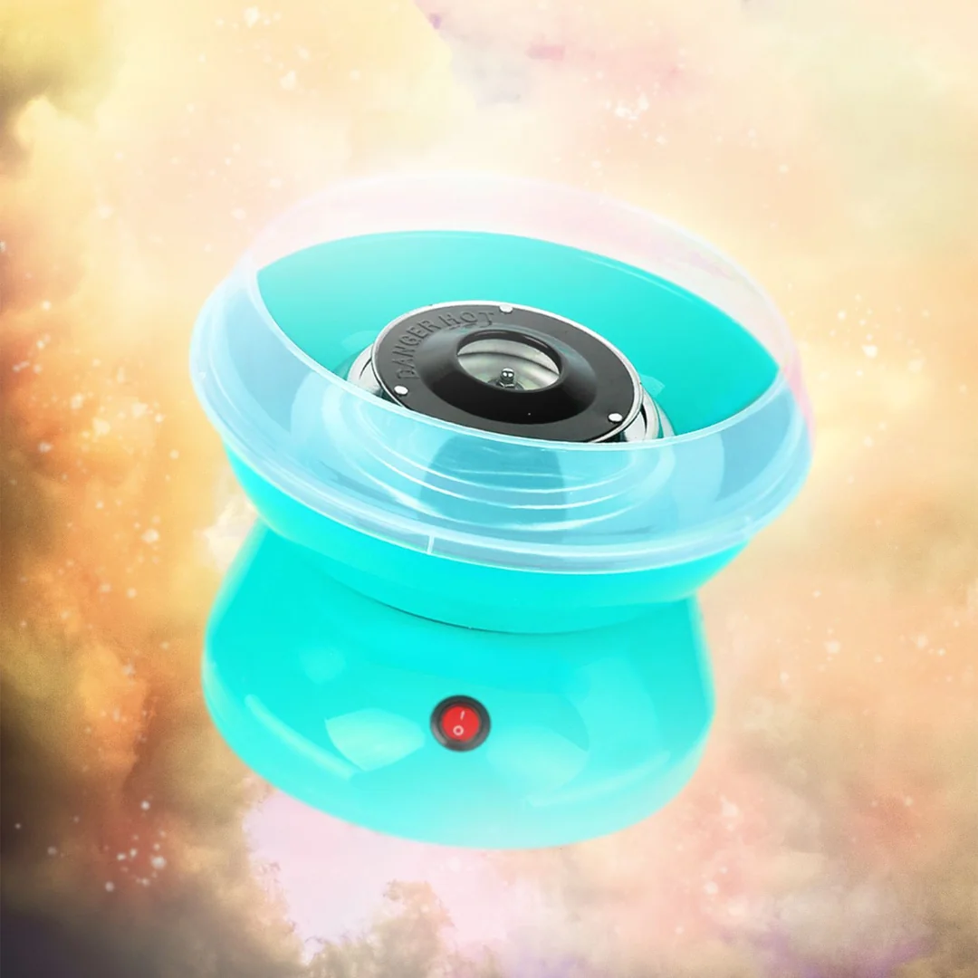 Livefy Cotton Candy V3 stroj na cukrovú vatu, modrý