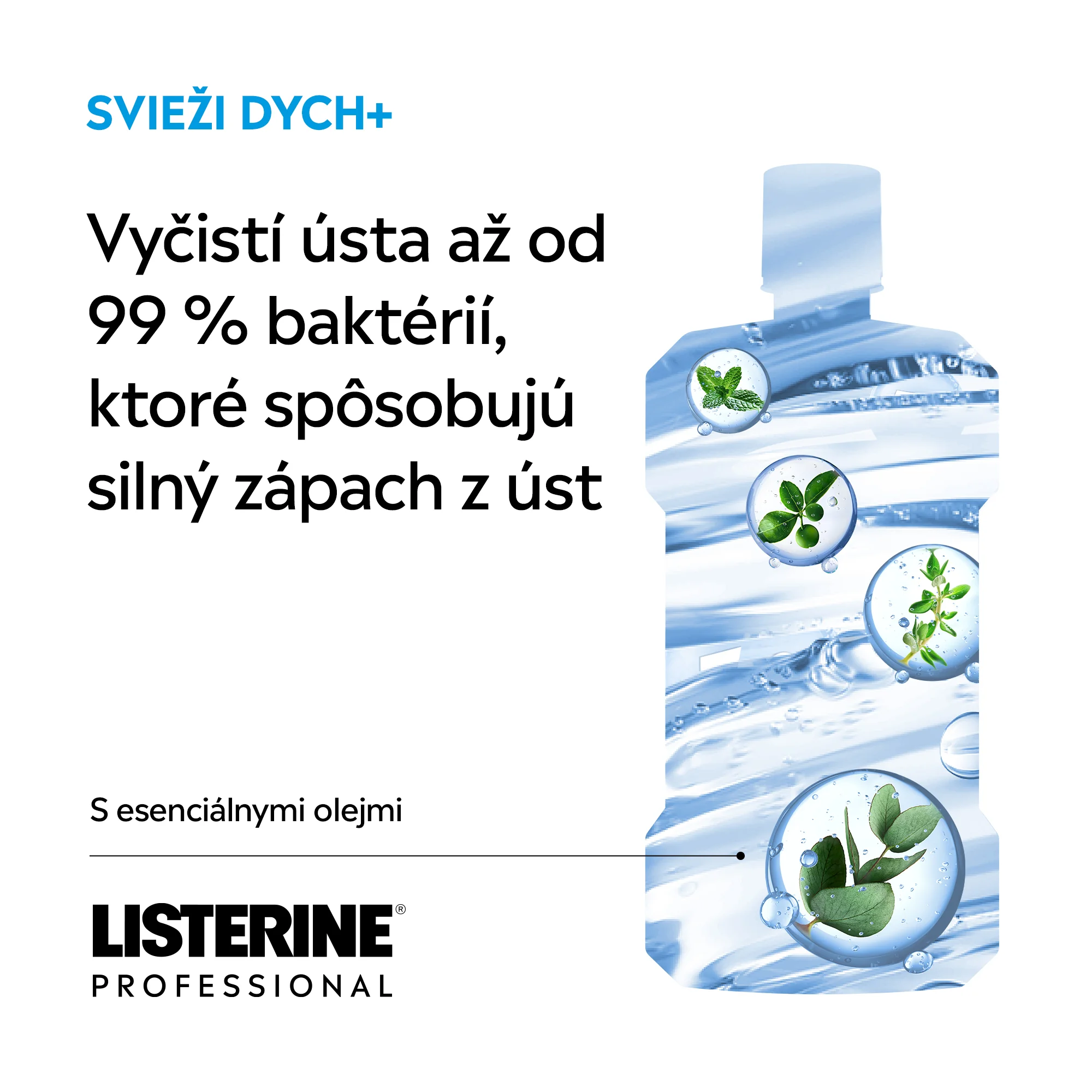 LISTERINE® PROFESSIONAL FRESH BREATH+ 500 ml
