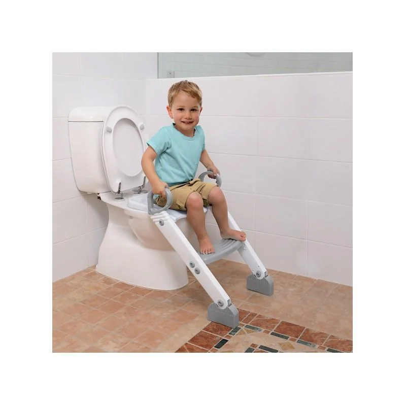 DREAMBABY - Stupienok k WC šedo/biela