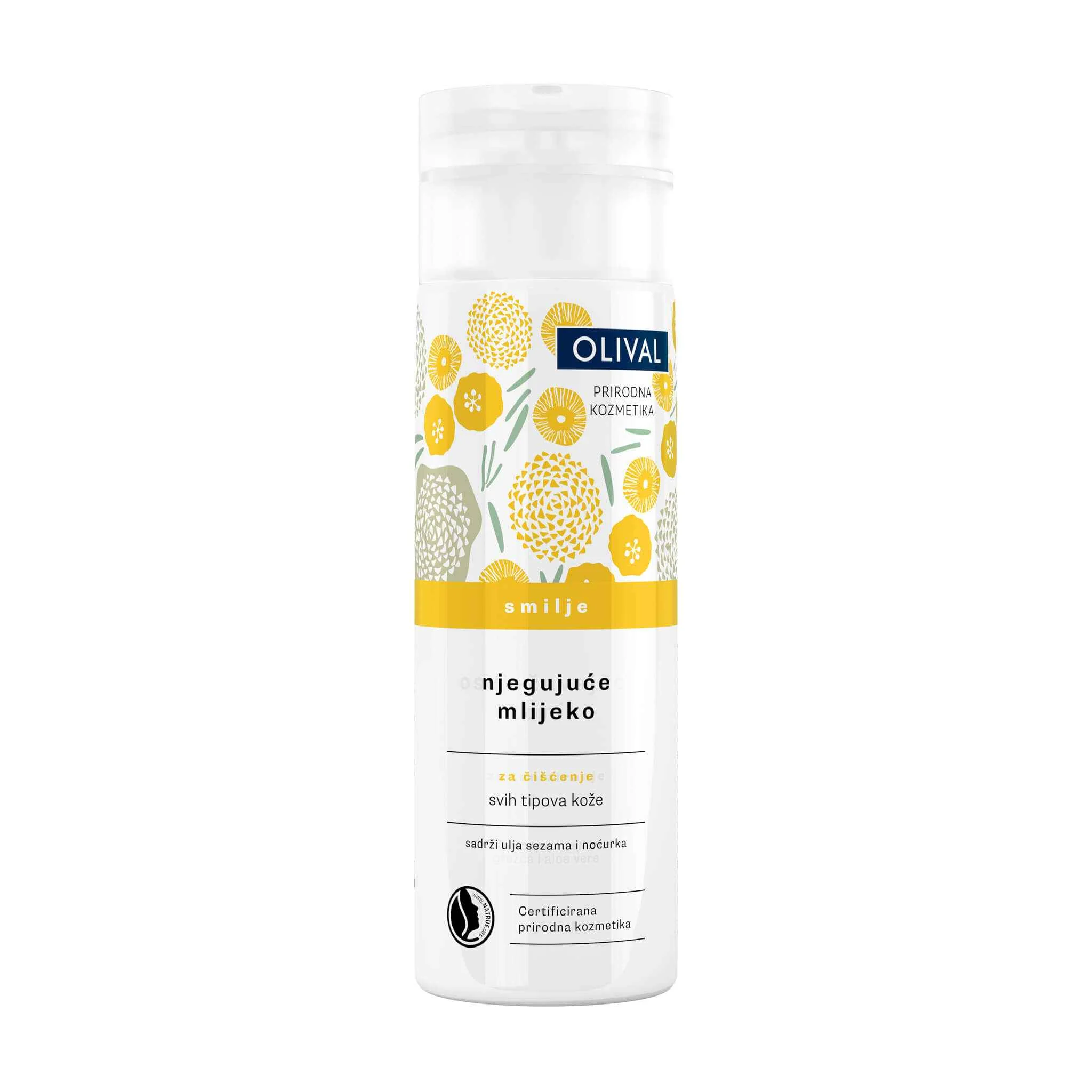 Čistiace mlieko so slamienkovým olejom 1×200 ml, čistiace mlieko
