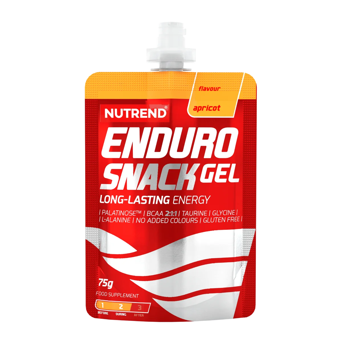 Nutrend Endurosnack sáčok - marhuľa 1×75 g, gél