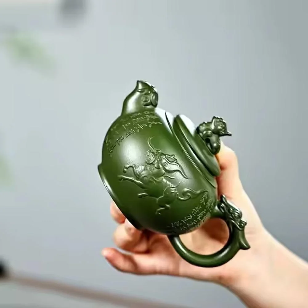Čajník Zelená 300ml, keramika