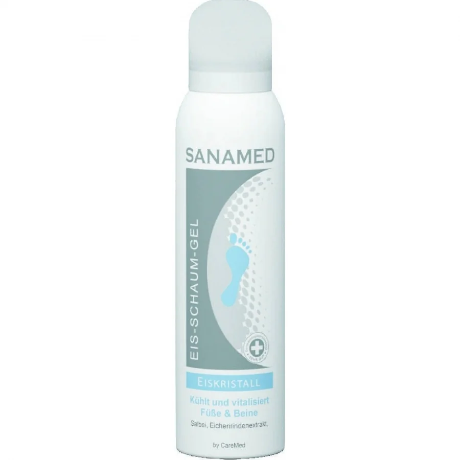 Krémová pena pre pálivé a unavené nohy Sanamed Gel-Krém EISKRISTAL 150 ml