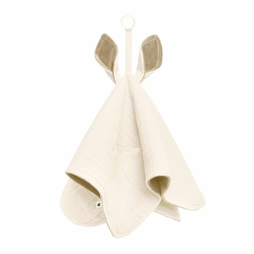 BIBS Kangaroo maznáčik z bavlny Ivory