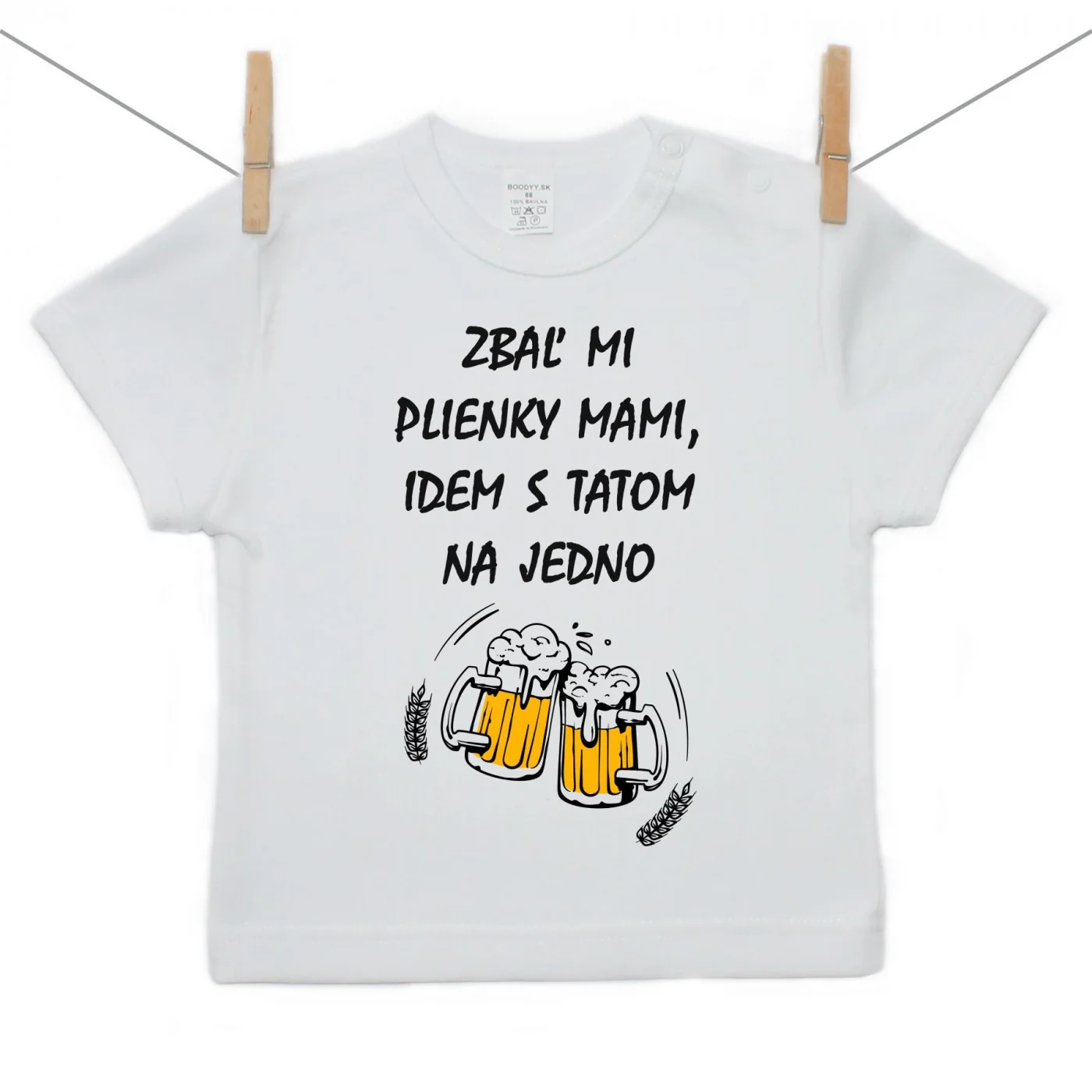 Boodyy Tričko s krátkym rukávom Idem s tatom na jedno Veľkosť: 116