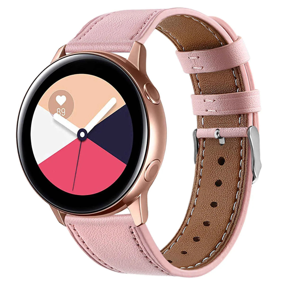 BStrap Leather Italy remienok na Samsung Galaxy Watch 42mm pink