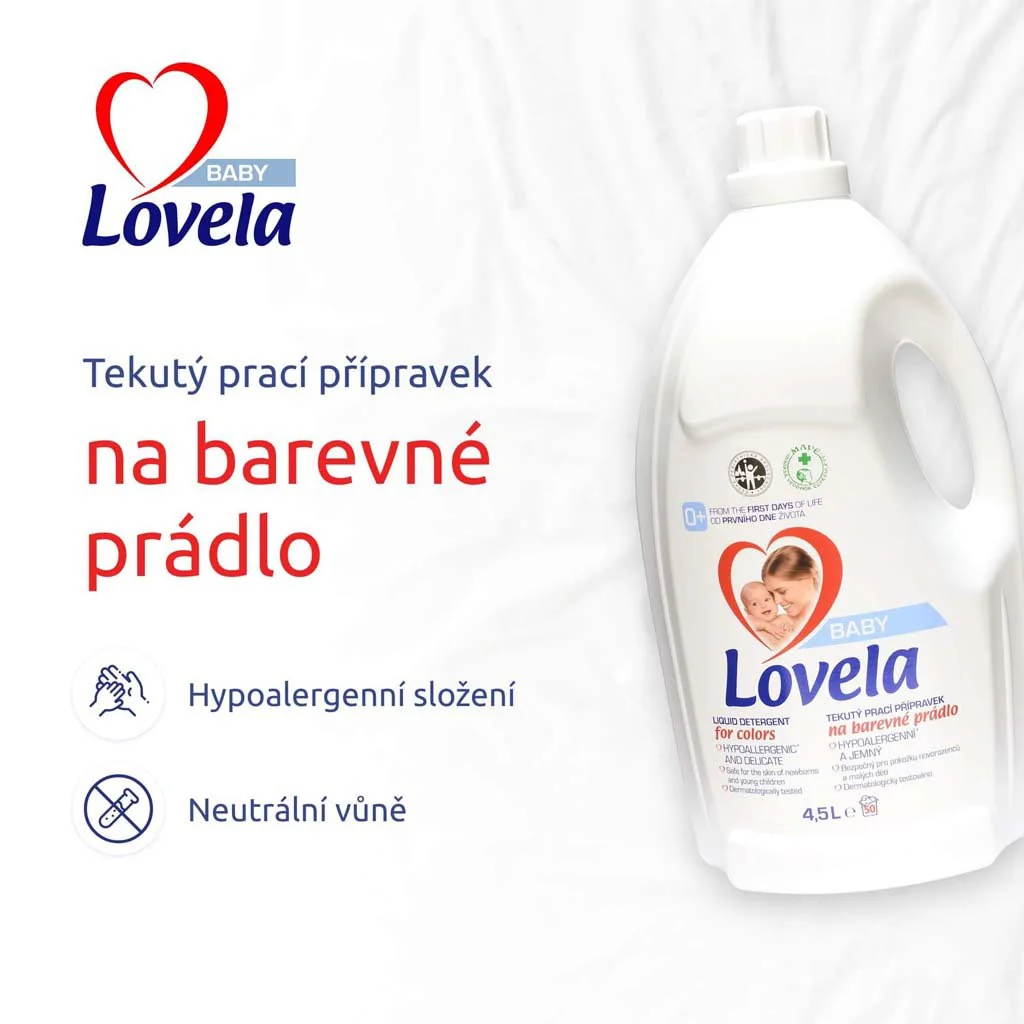 Baby tekutý prací prípravok na farebnú bielizeň 2 x 4,5 l (100 praní)