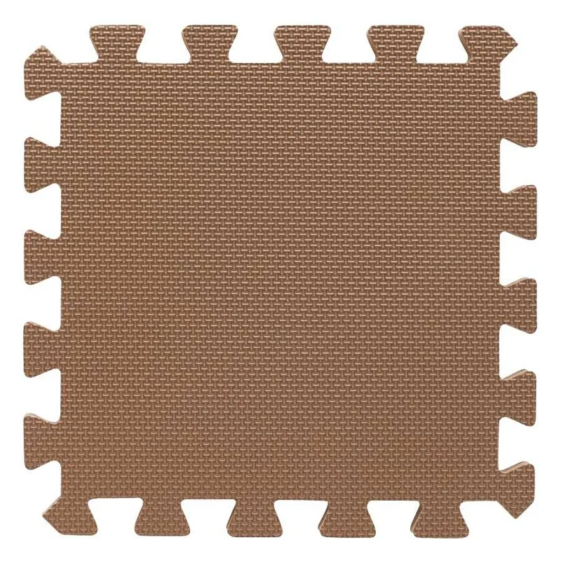 Podložka hracia puzzle Brown 90x90 cm