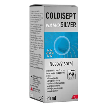 Coldisept nanoSilver nosový sprej 1×20 ml, nosový sprej