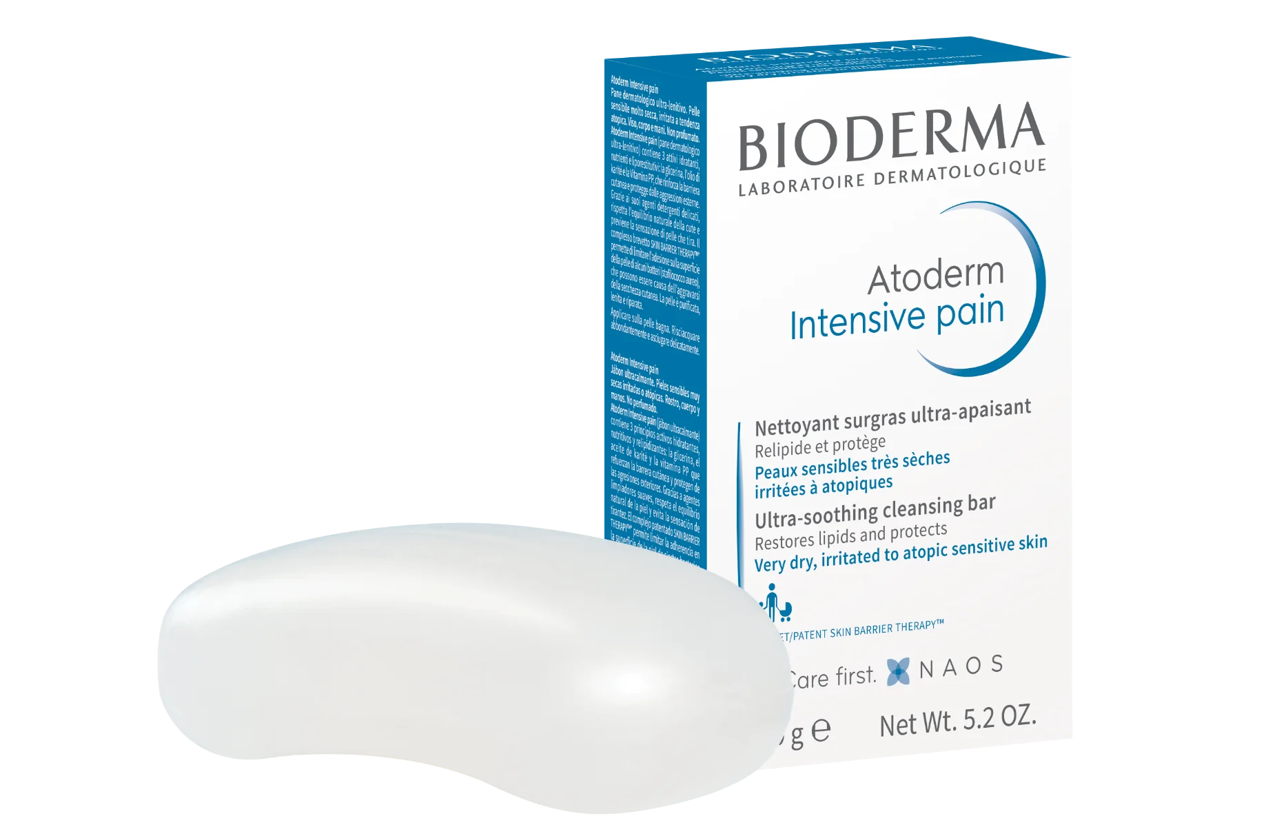 BIODERMA Atoderm Intensive Umývacia kocka 1×150 g, čistiaca kocka