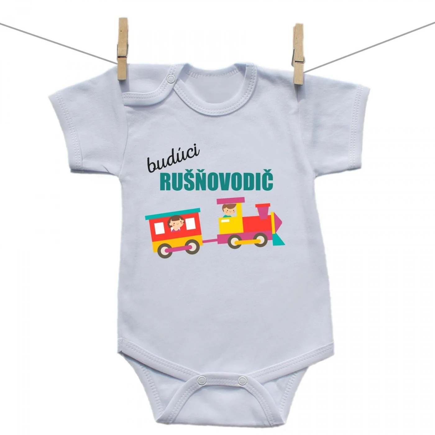 Boodyy Body s krátkym rukávom Budúci rušňovodič Veľkosť: 92