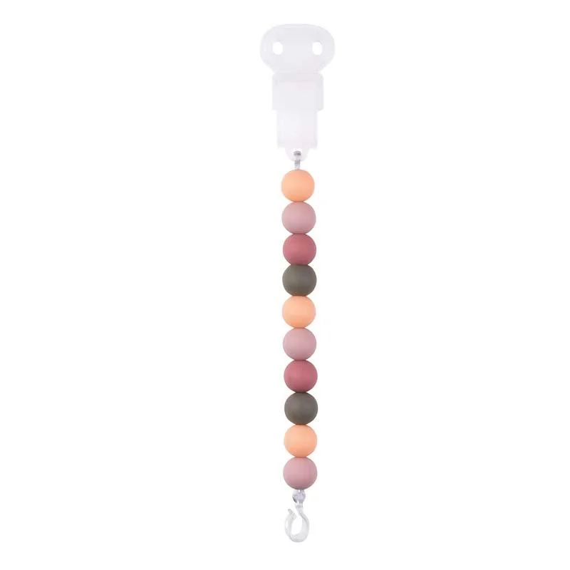 NATTOU Klip silikónový peach bez BPA 1×1ks, klip na cimlíky
