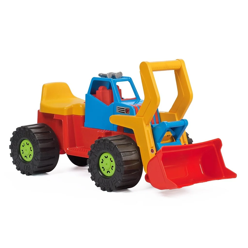 Detské odrážadlo Bager nakladač BAYO 74 cm modrý , 20C44794