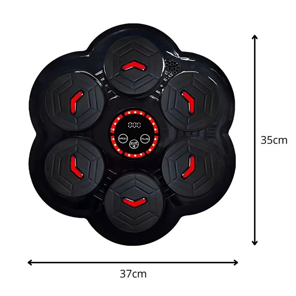 Boxerský tréningový terč s LED osvetlením, Bluetooth hudbou a rukavicami