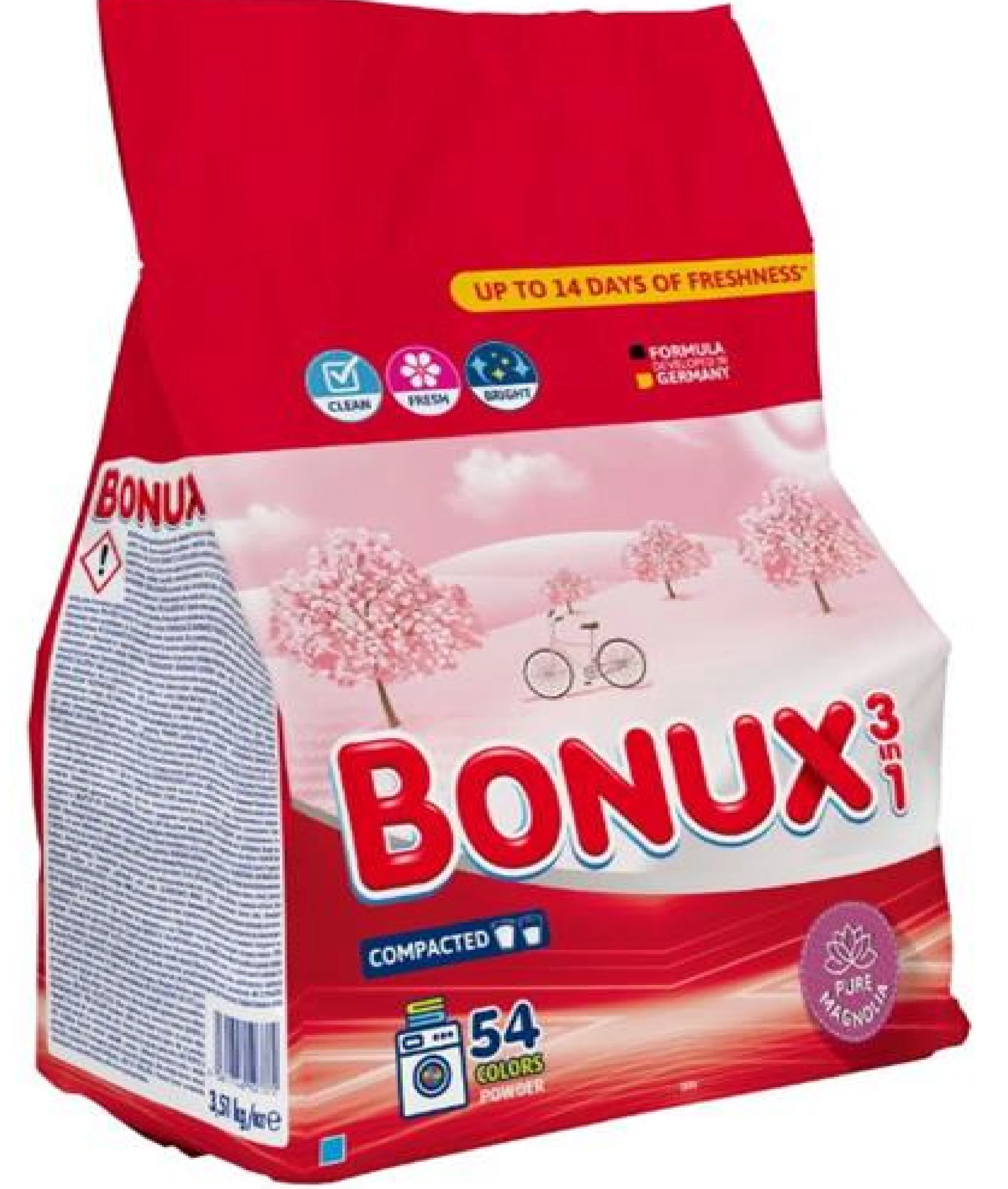 BONUX prací prášok 3,51kg / 54 praní Color Magnólia