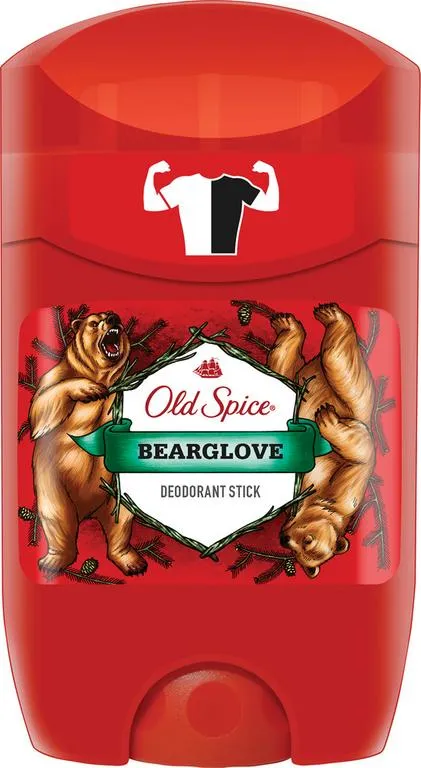 Old Spice deodorant stick Bearglove