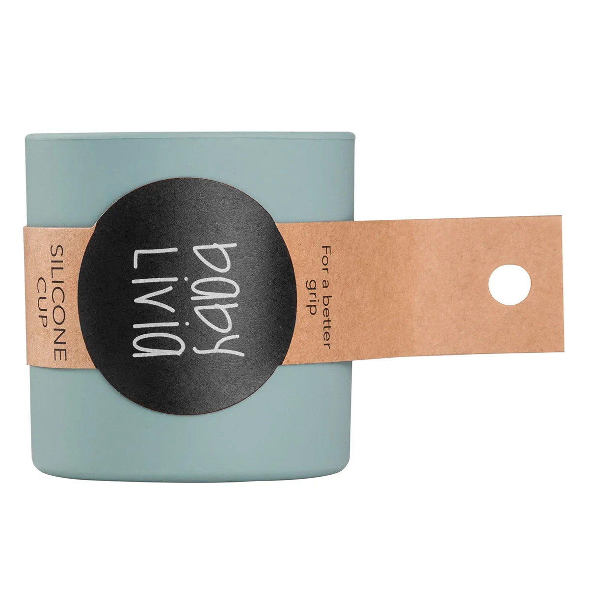 BABY LIVIA silikónový pohárik Blue Surf 1×1 ks, modrý