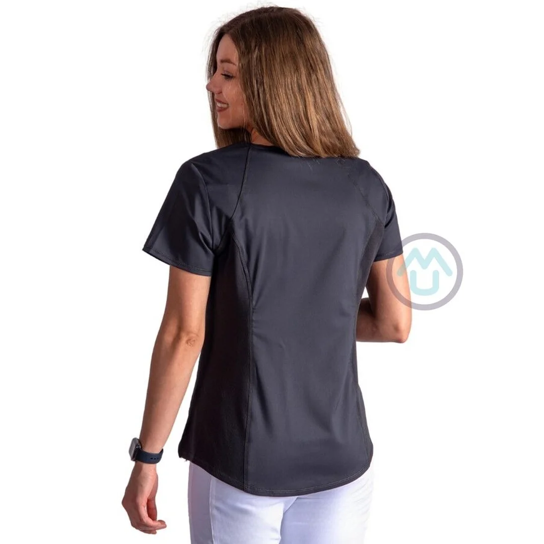 Dámska zdravotnícka blúza Cherokee Revolution ACTIVE STYLING - tmavo šedá XL