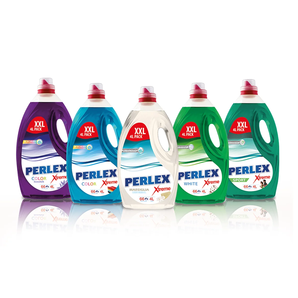 Perlex prací gél 4L / 66 praní Color 1×4L, gél na pranie