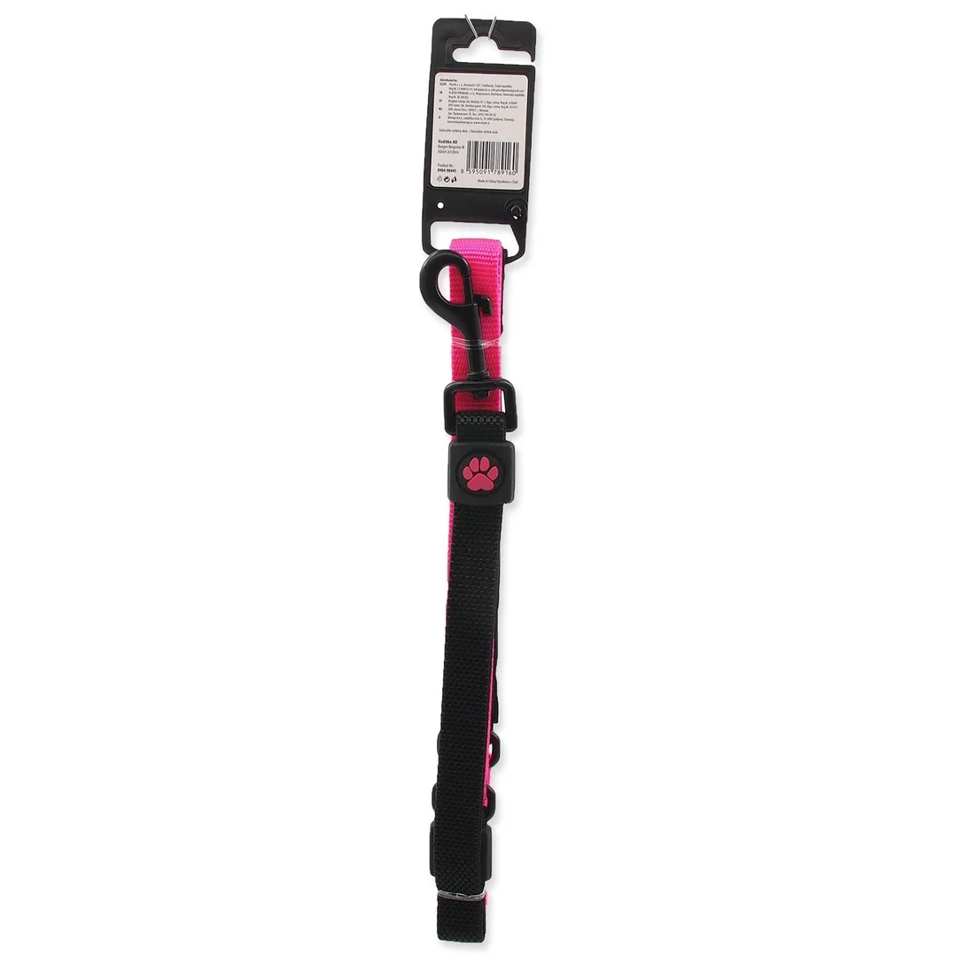 Vodítko Active Dog Bungee Neoprene M ružové 2x120cm