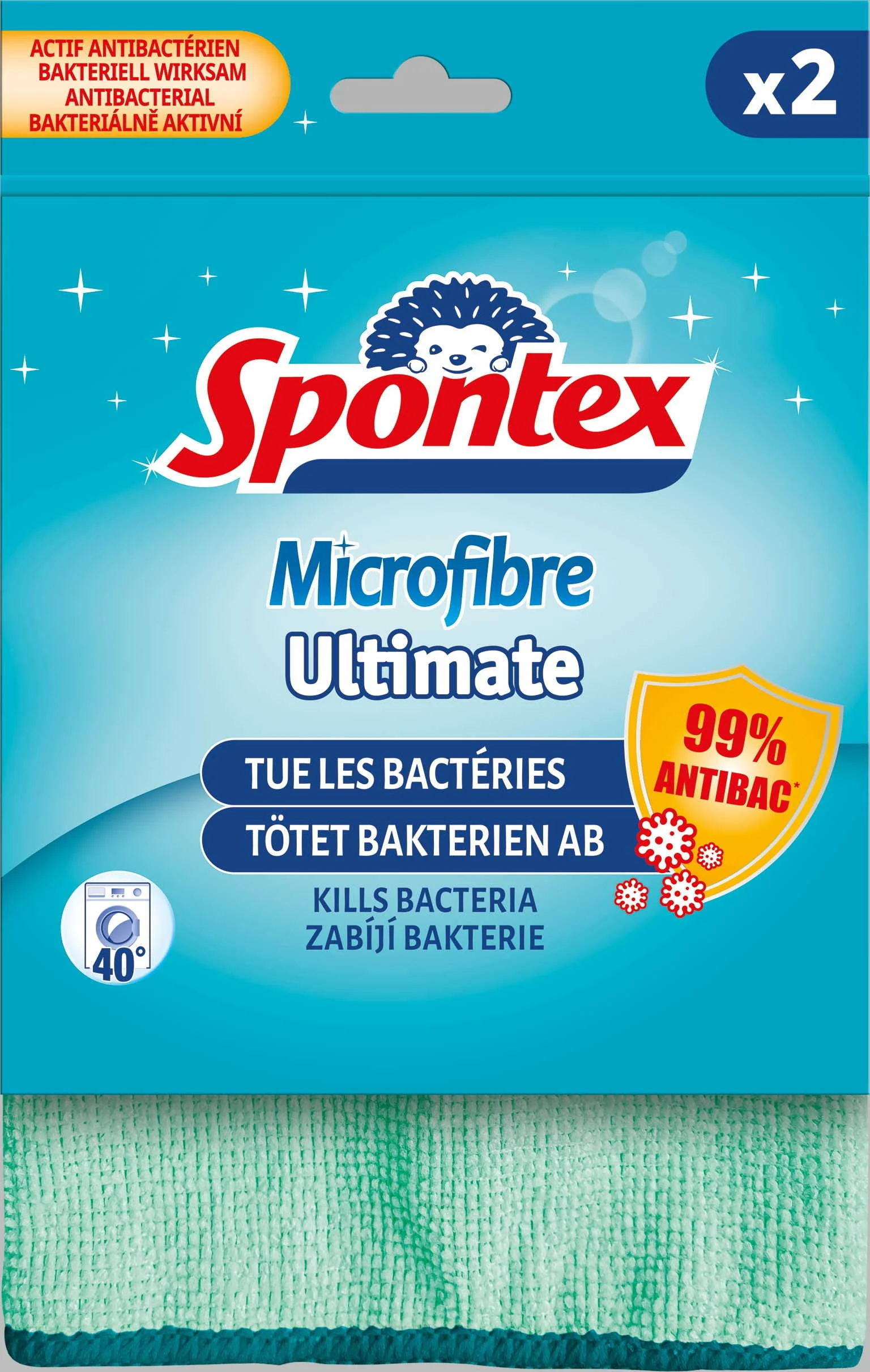 Spontex Microfibre Ultimate utierka 2ks 2 ks