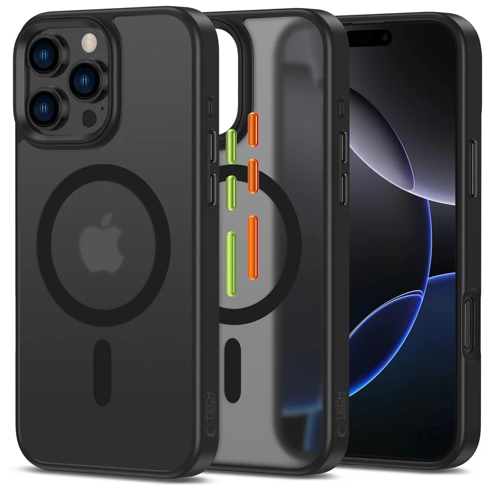 Tech-Protect Magmat XT 3-Set MagSafe kryt na iPhone 16 Pro, čierny