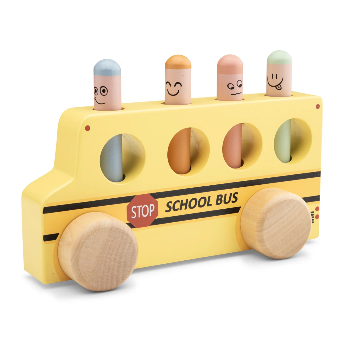 Pop-up - vyskakovacie kolíčky - školský autobus