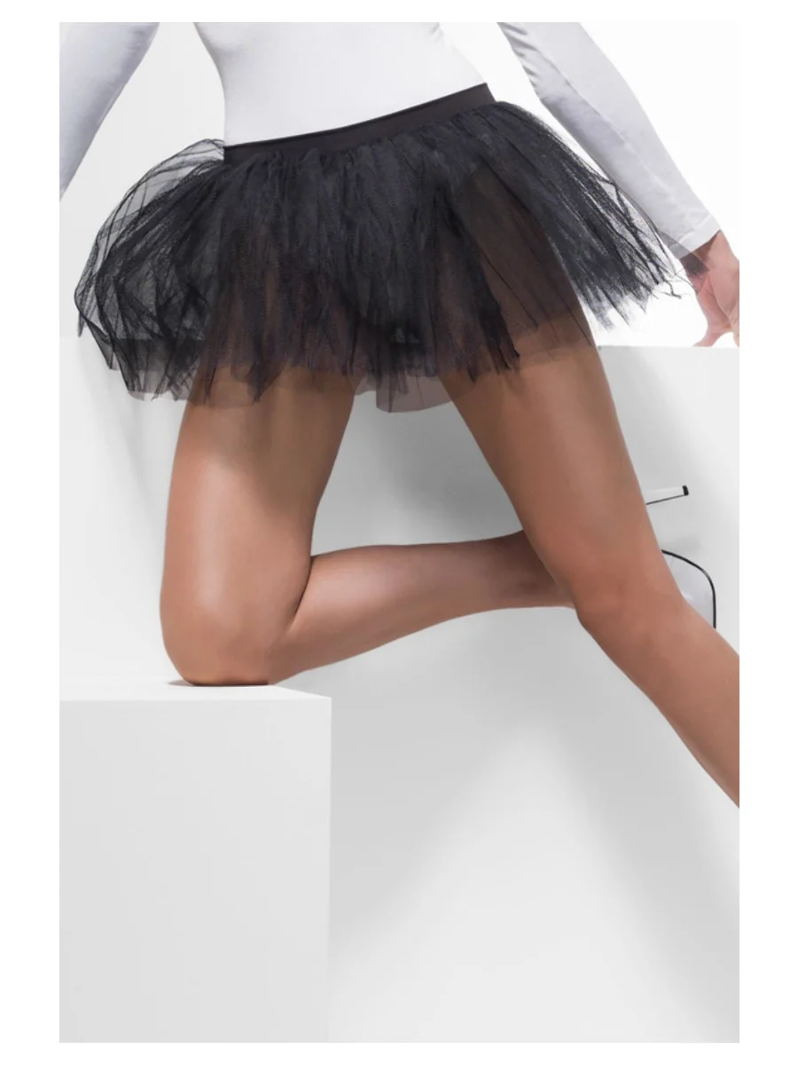 Dámska tutu sukňa čierna 30cm