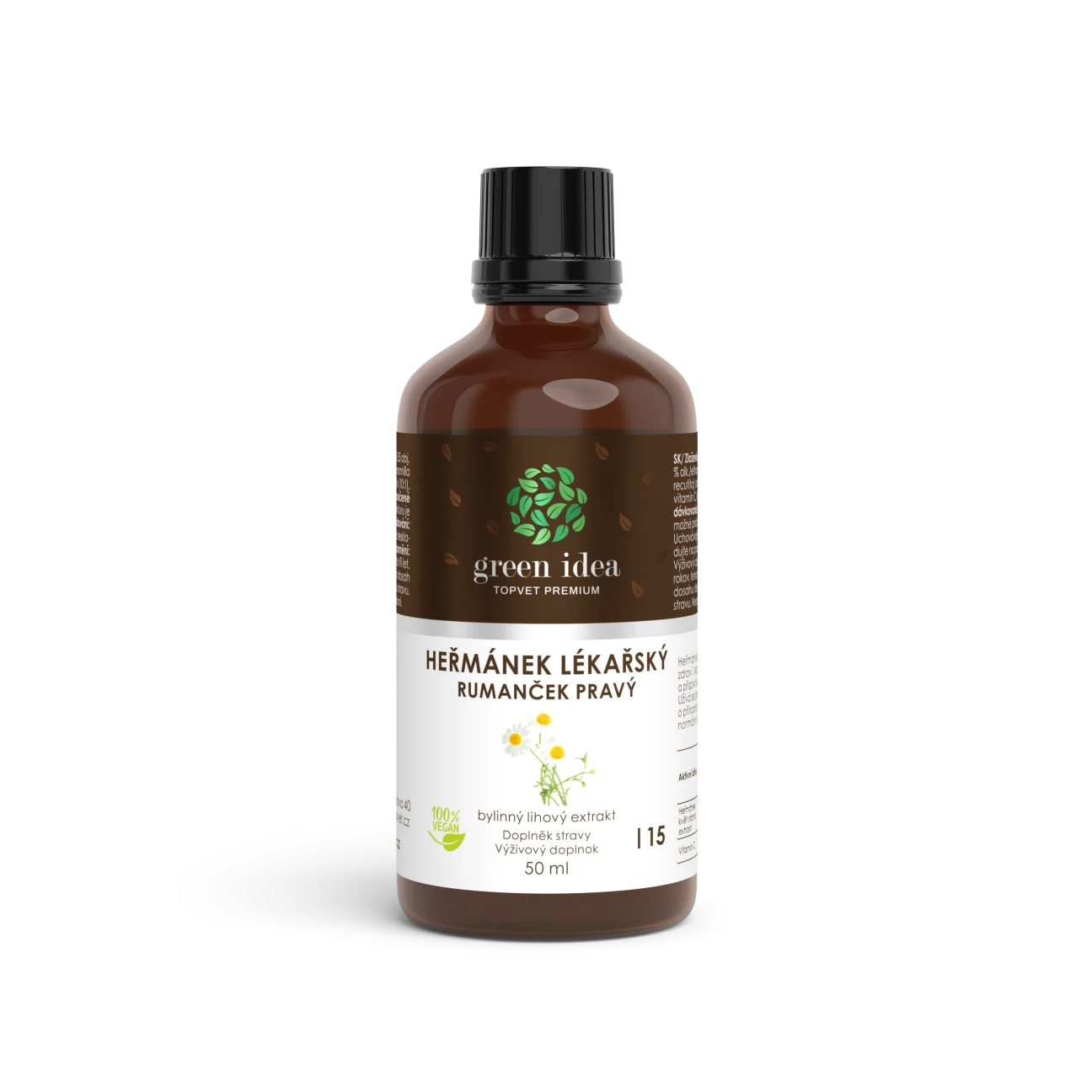 Harmanček lekársky tinktúra - kvapky 50 ml - Green idea