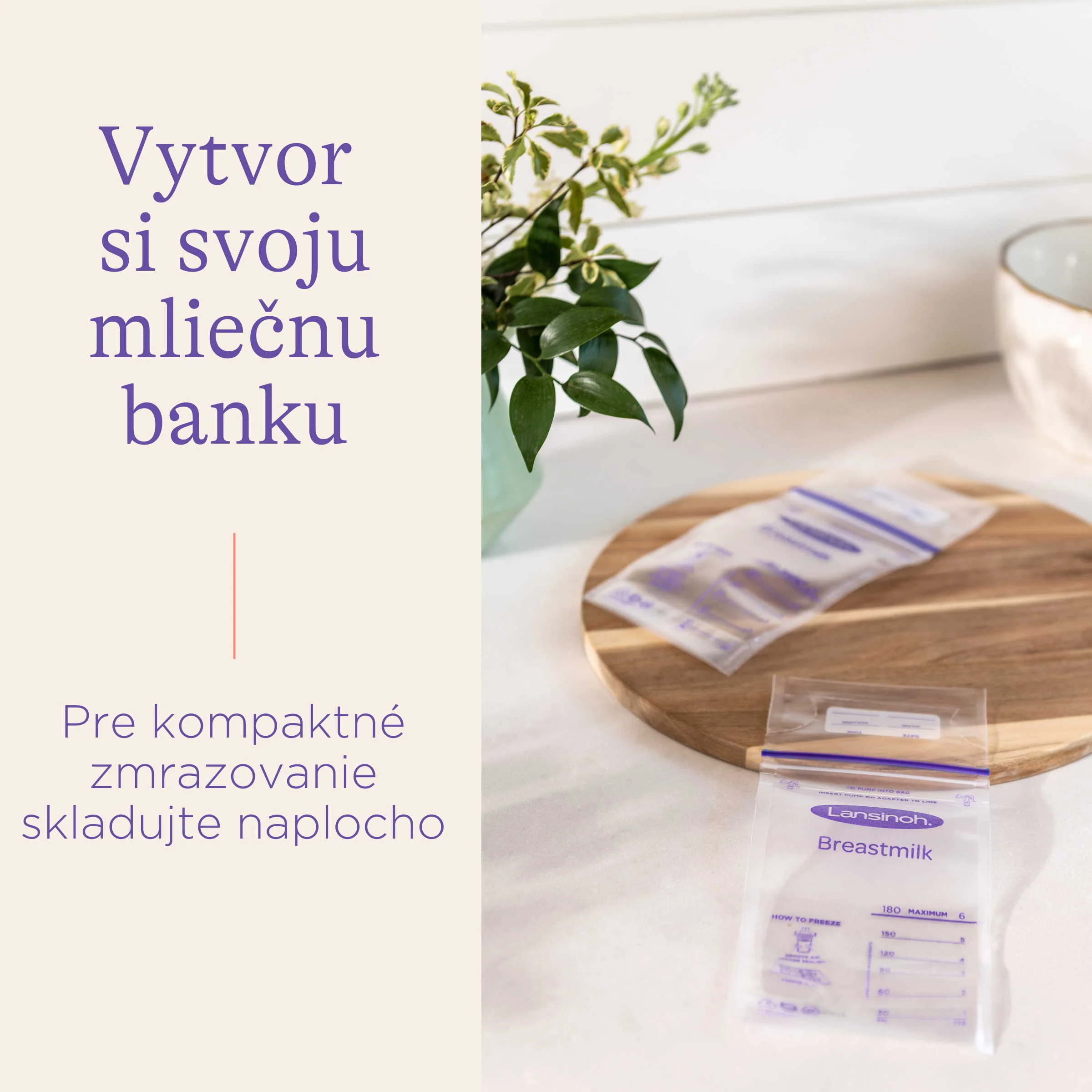 Lansinoh Sáčky na skladovanie materského mlieka 25 ks