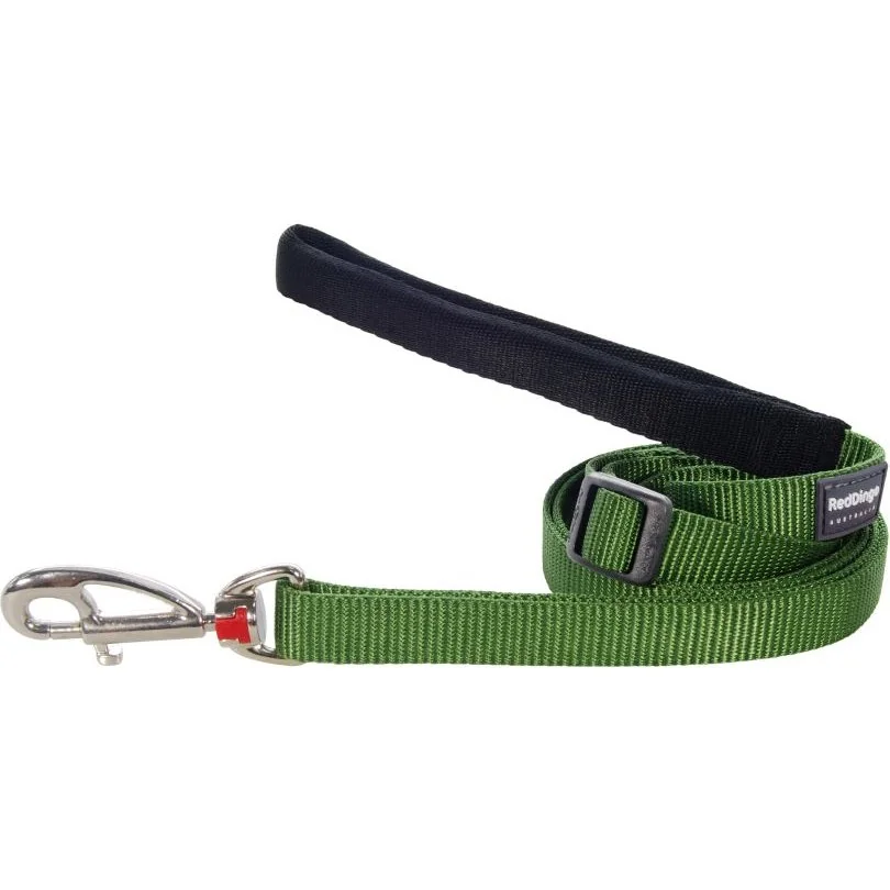 Nylonové vodítko Red Dingo tmavo zelené, šírka: 15 mm
