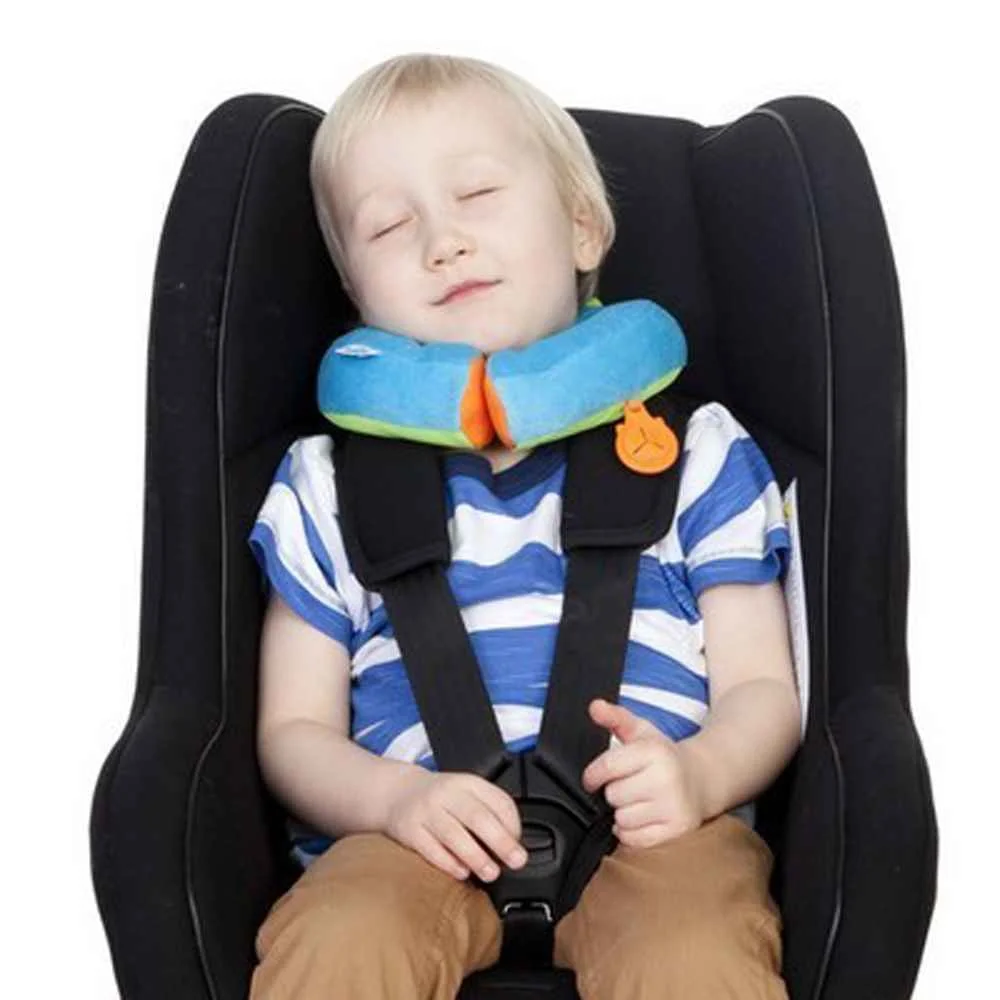 TRUNKI Vankúšik cestovný nákrčník modrý 2r+ 1×1 ks, nákrčník