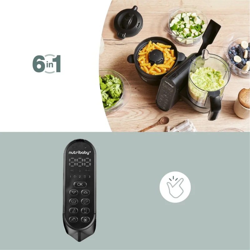 Babymoov multifunkčný prístroj Nutribaby+ XL Mineral Black