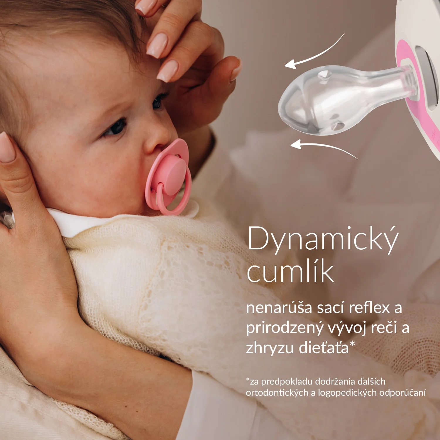 LOVI Cumlík silikónový dynamický PRIME 6-18m Aqua Green 3 ks