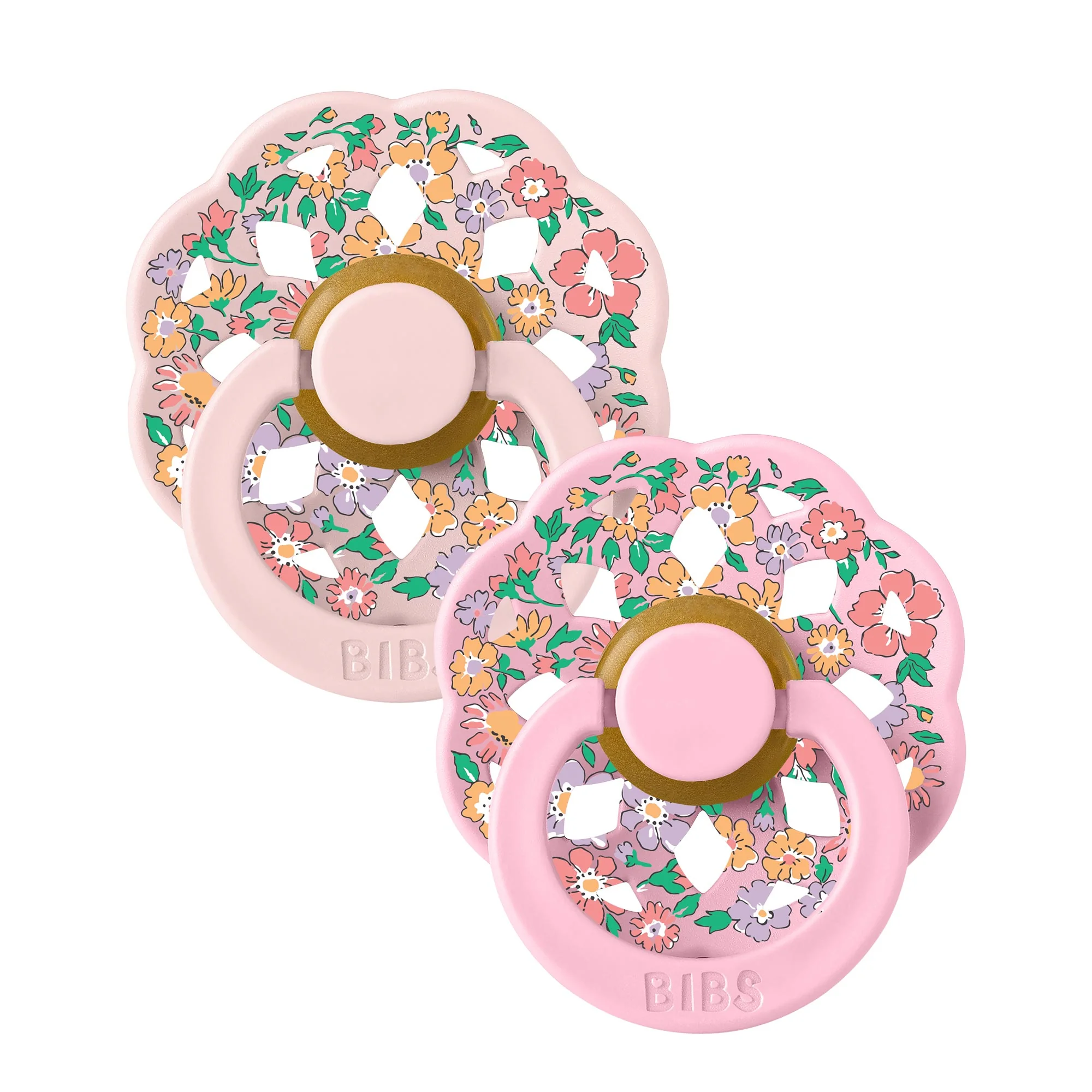 BIBS x Liberty Boheme cumlíky z prírodného kaučuku 2ks - veľkosť 2 Oscar Meadow Blossom Mix