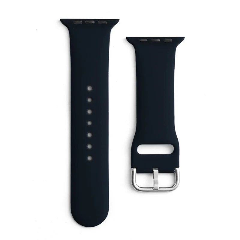BStrap Silicone remienok na Apple Watch 42/44/45mm, black