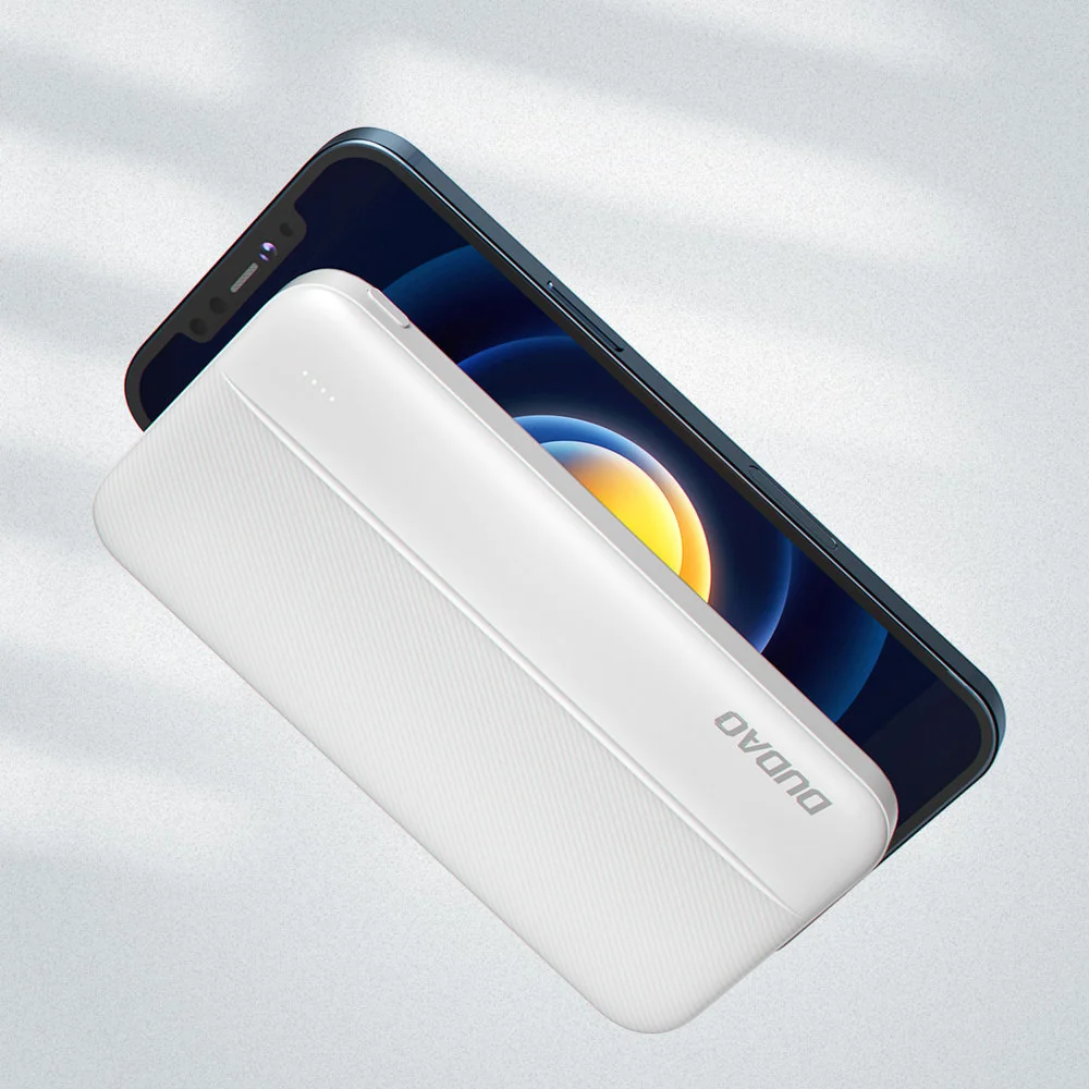 Dudao K4S Power Bank 10000mAh 2x USB, biely