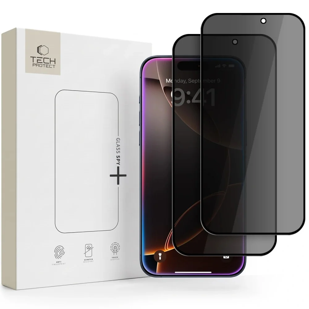Tech-Protect Glass Spy 2x ochranné sklo na iPhone 18 Pro Max