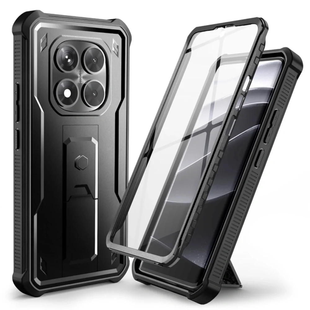 Tech-Protect Kevlar kryt na Xiaomi Redmi Note 14 Pro 5G / Poco X7 5G, čierny