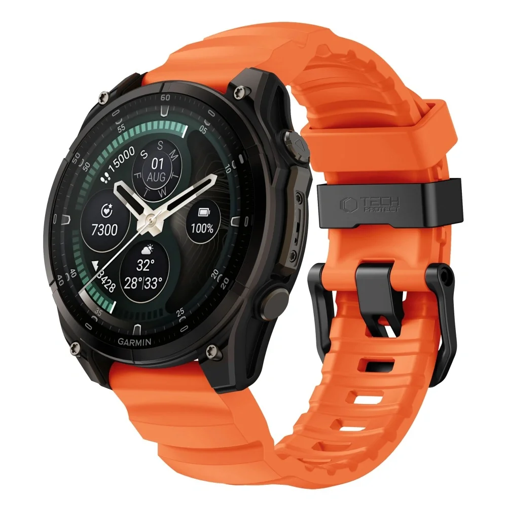 Tech-Protect Motion remienok Garmin QuickFit 22mm, signal orange