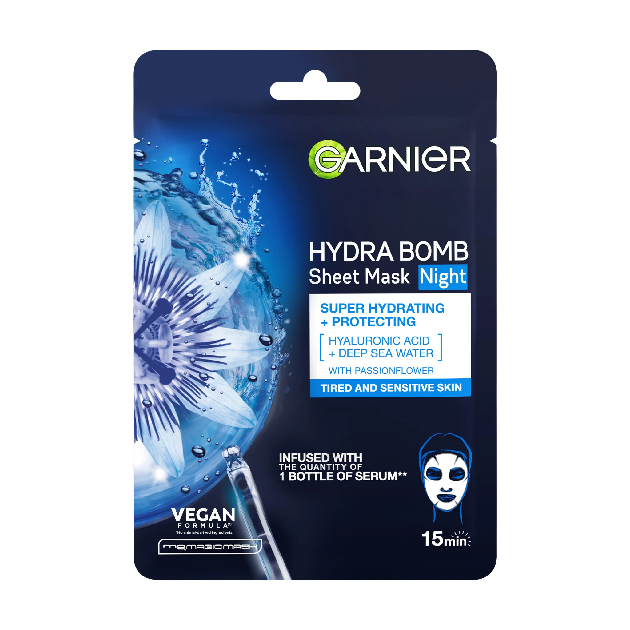 Garnier Moisture Bomb 1×32 g, nočná pleťová maska