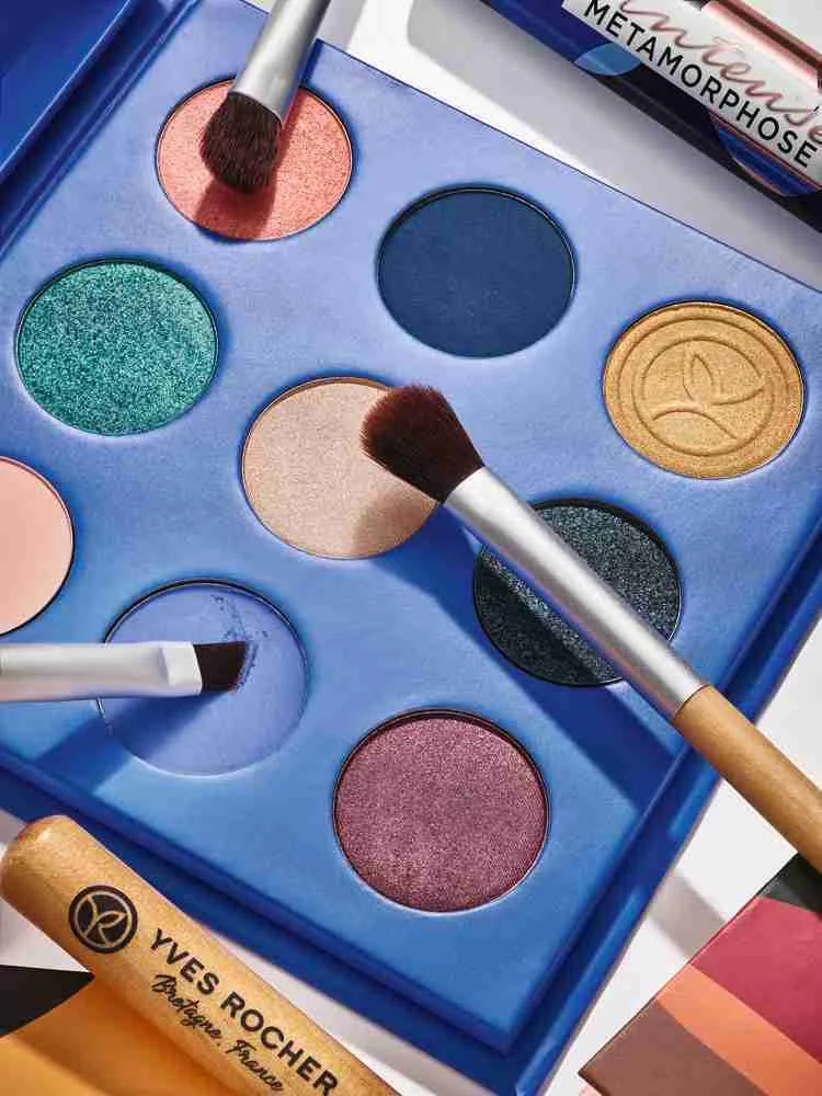 Yves Rocher Paleta 9 očných tieňov Lande Océane COULEURS NATURE 1×13,4 g, paleta očných tieňov