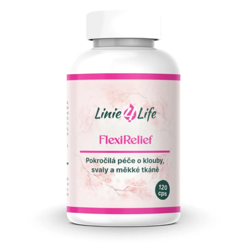 Linie4Life FLEXI RELIEF – výživa pre kĺby 120 kapsúl 120 kapsúl/30 dní