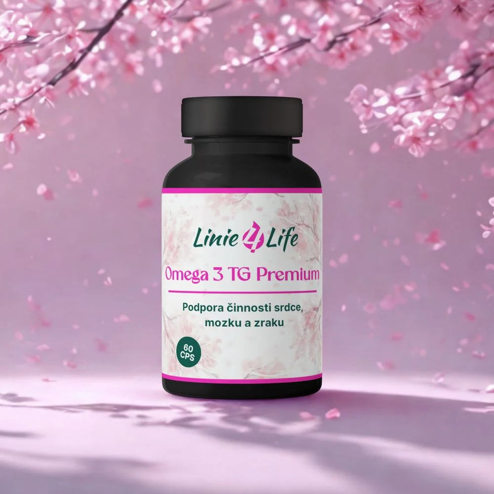 Linie4Life OMEGA 3 TG PREMIUM 60 kapsúl Srdce, mozog, zrak, bez plnidiel