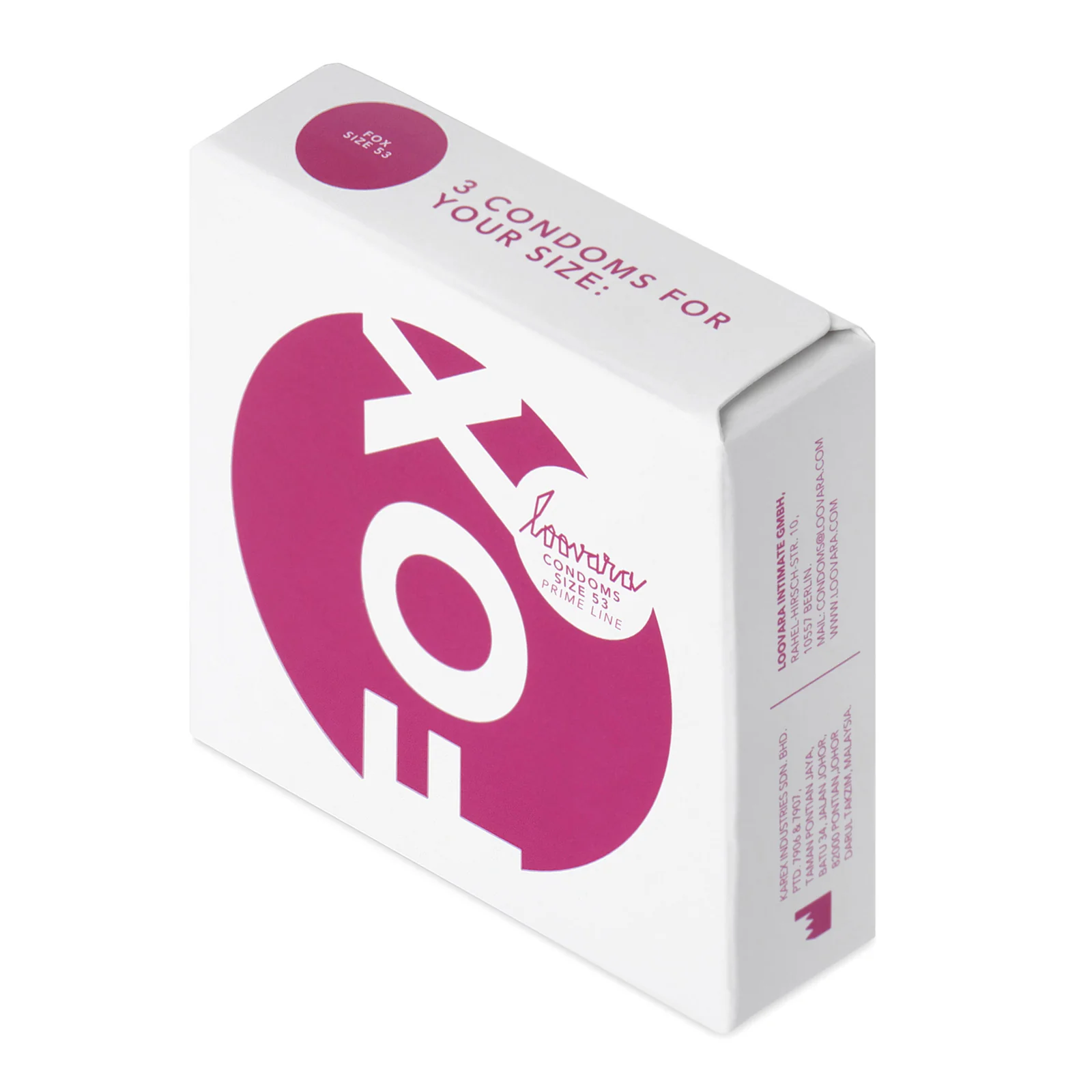 Kondómy - Loovara Fox 53