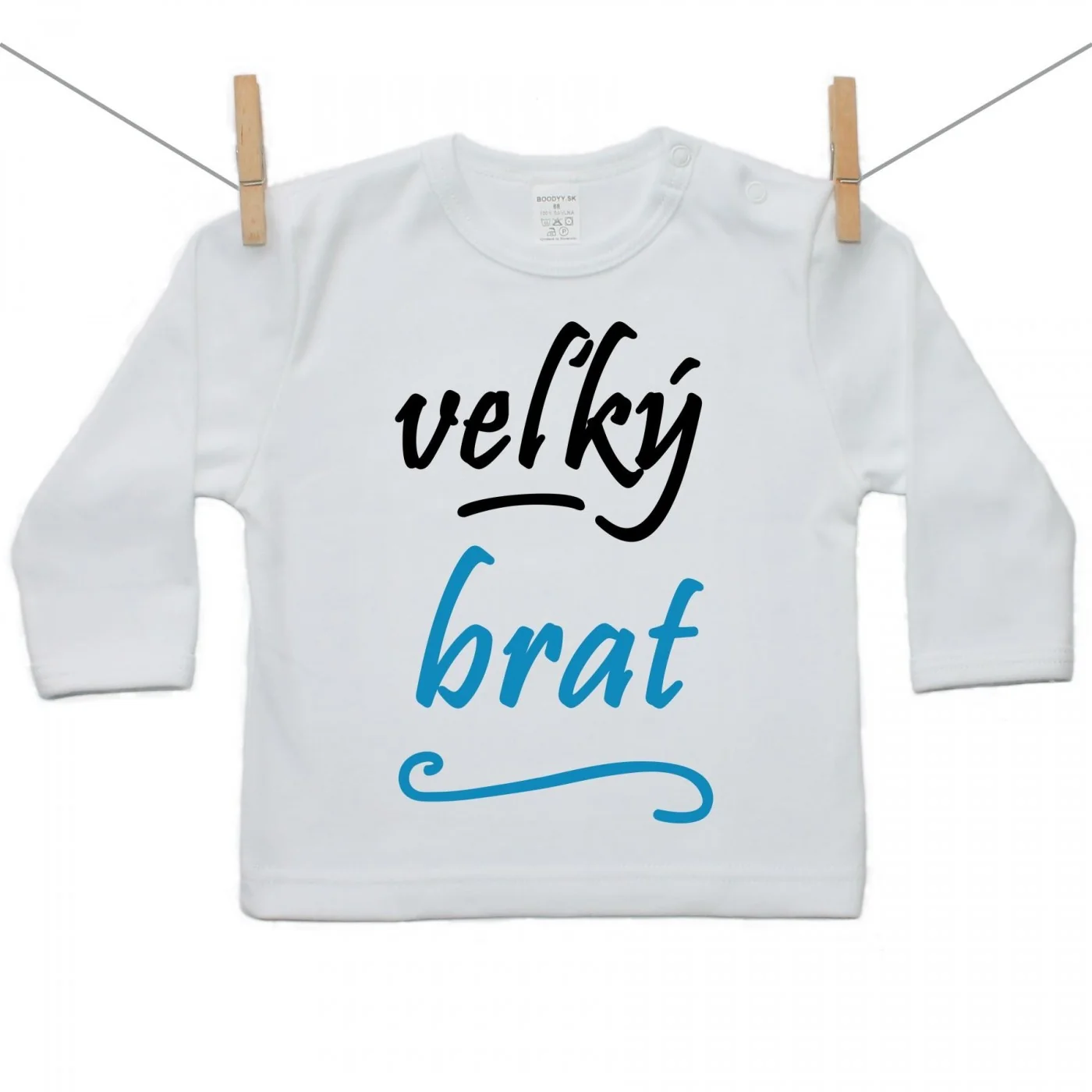 Boodyy Tričko s dlhým rukávom Veľký brat Veľkosť: 122