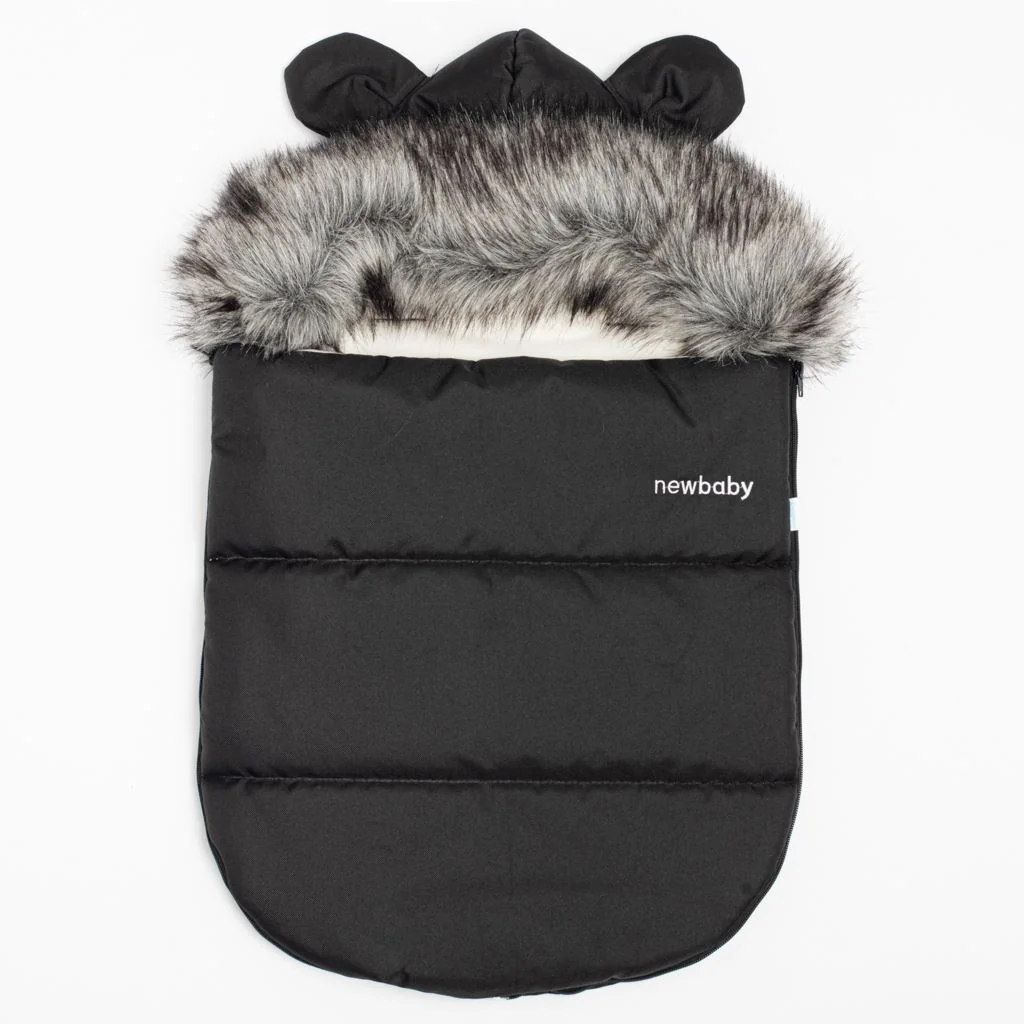 Zimný fusak New Baby Lux Fleece graphite , 20C53469