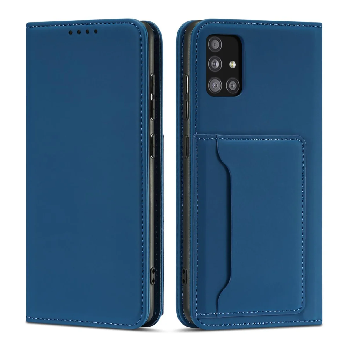 MG Magnet Card knižkové kožené puzdro na Xiaomi Redmi Note 11 Pro 4G/5G modré